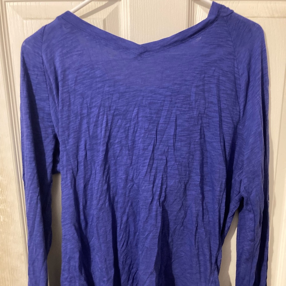 Lightweight long sleeve shirt with hood band new with tags